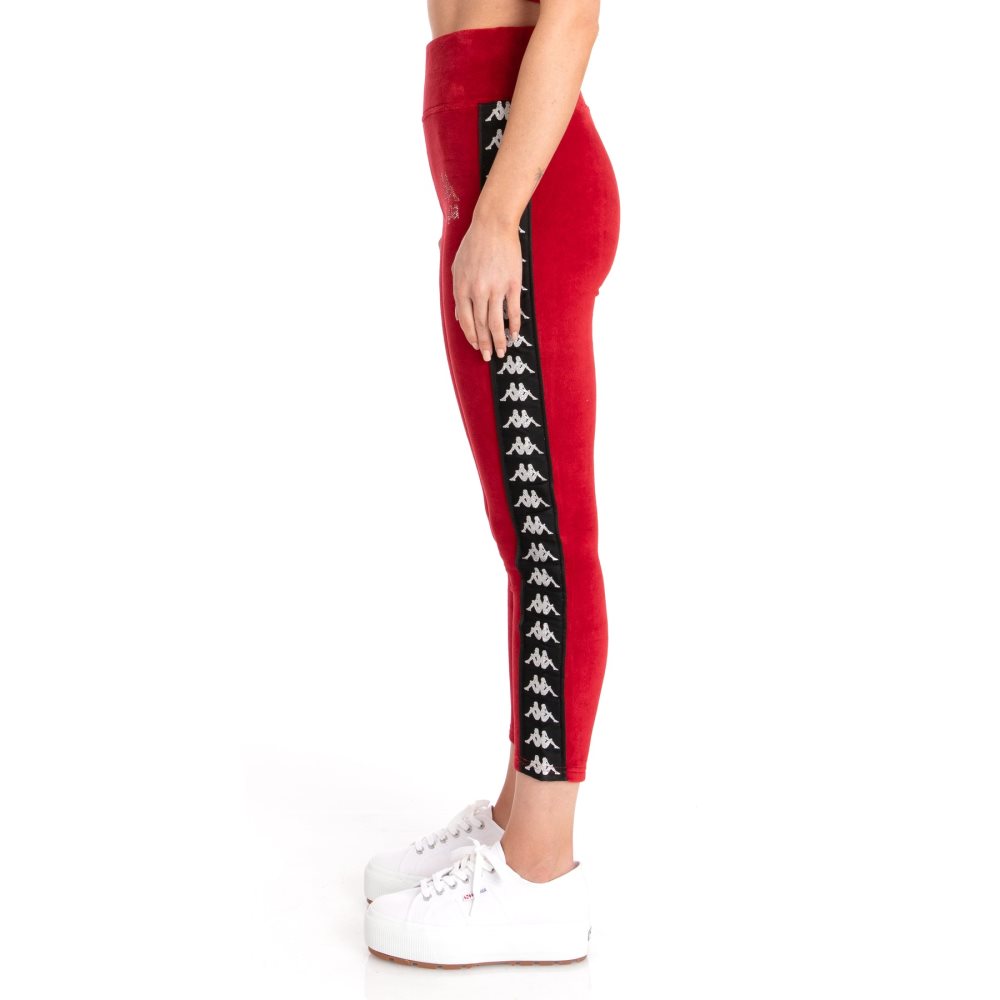 Leggins Kappa 222 Banda Stele Rojos | 79450-GLUN