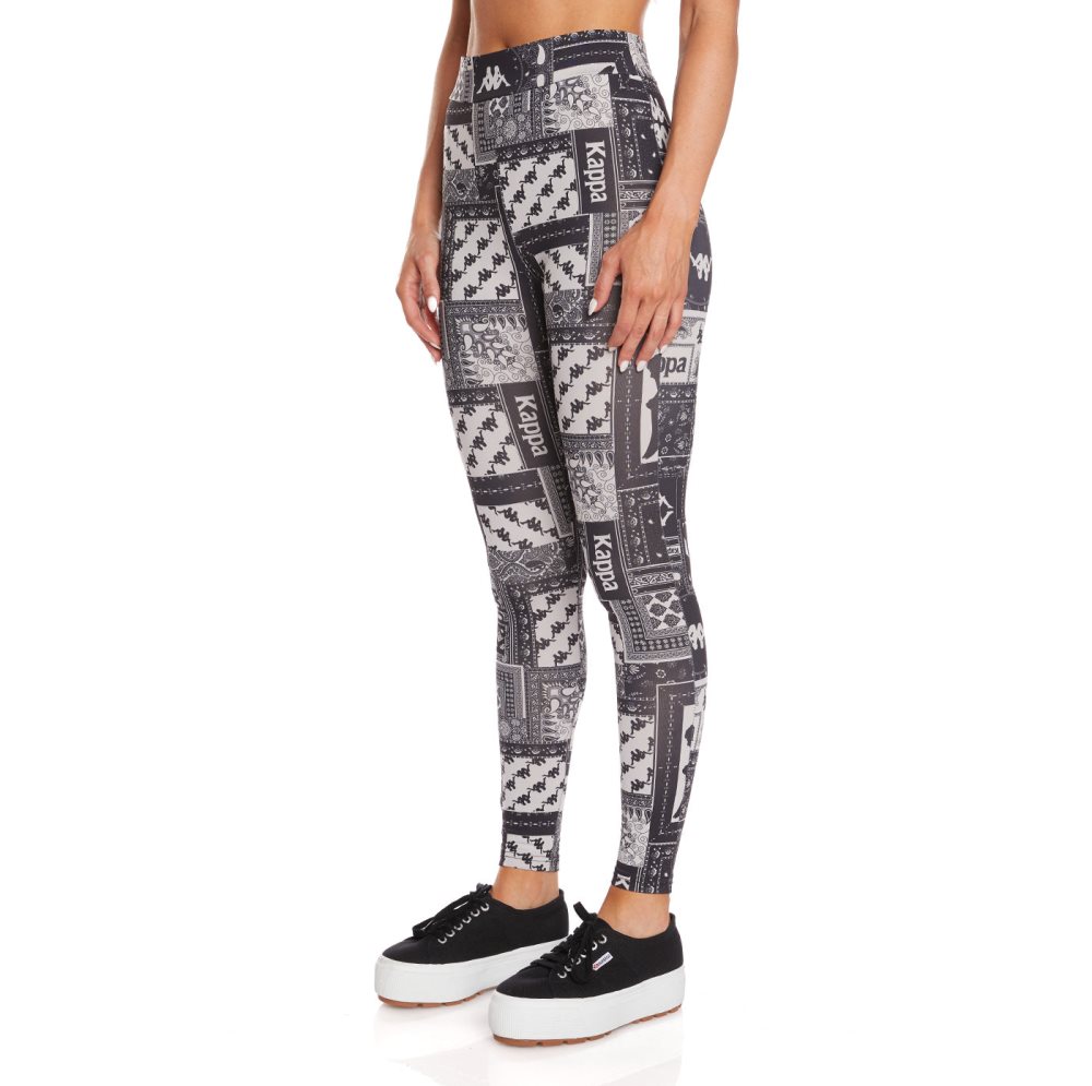 Leggins Kappa Authentic Antsalova Negros | 31475-JBMS