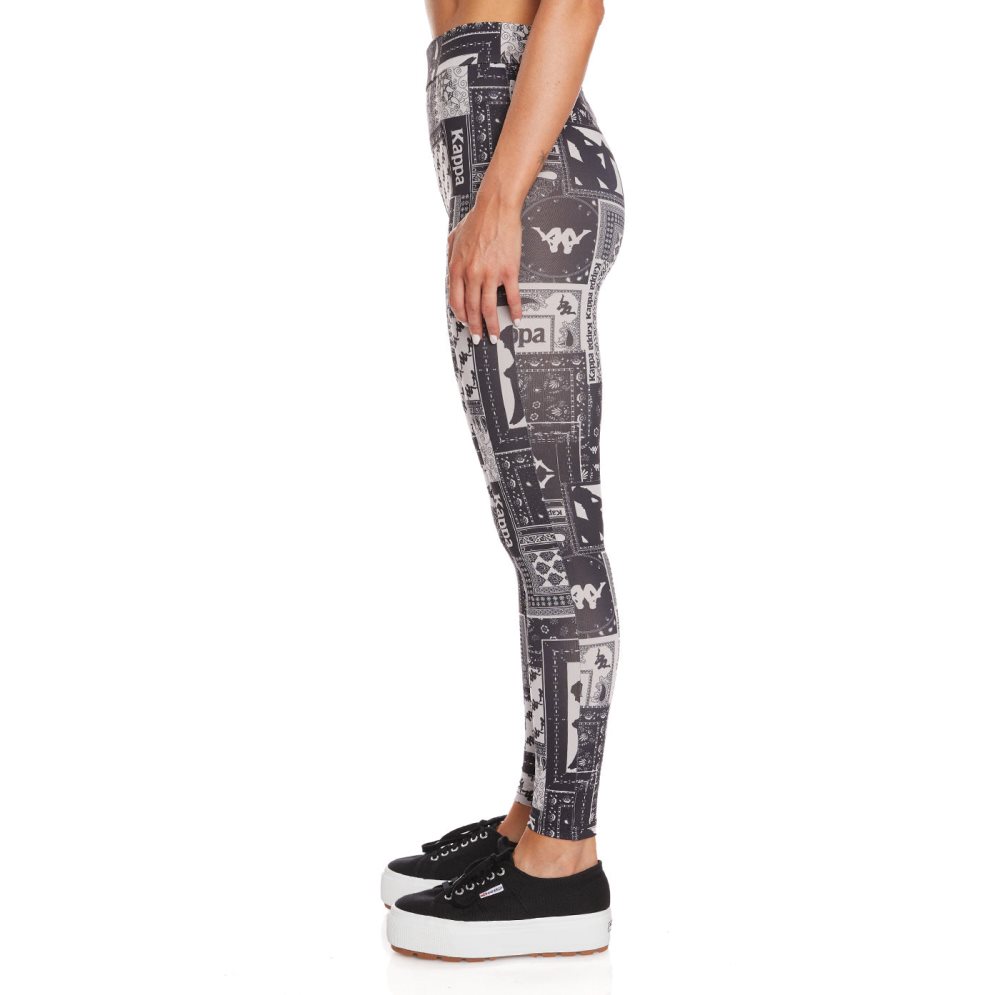 Leggins Kappa Authentic Antsalova Negros | 31475-JBMS