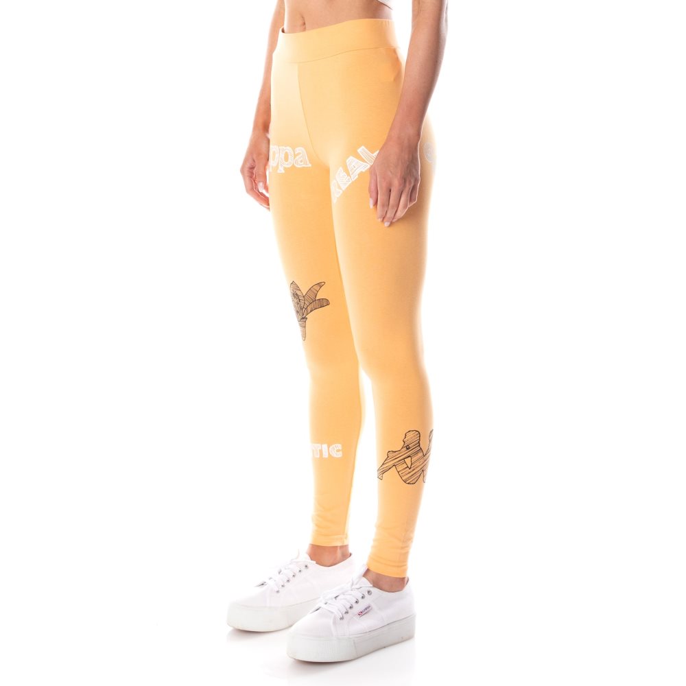 Leggins Kappa Authentic Graphik Taila Naranjas Claro | 14720-FCKR