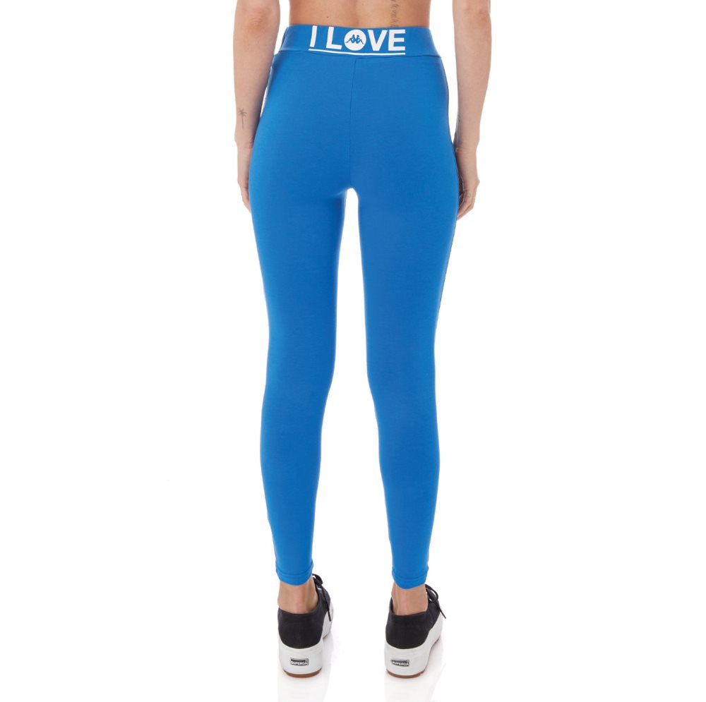 Leggins Kappa Authentic Love Tarnow Azules | 50264-YIJC