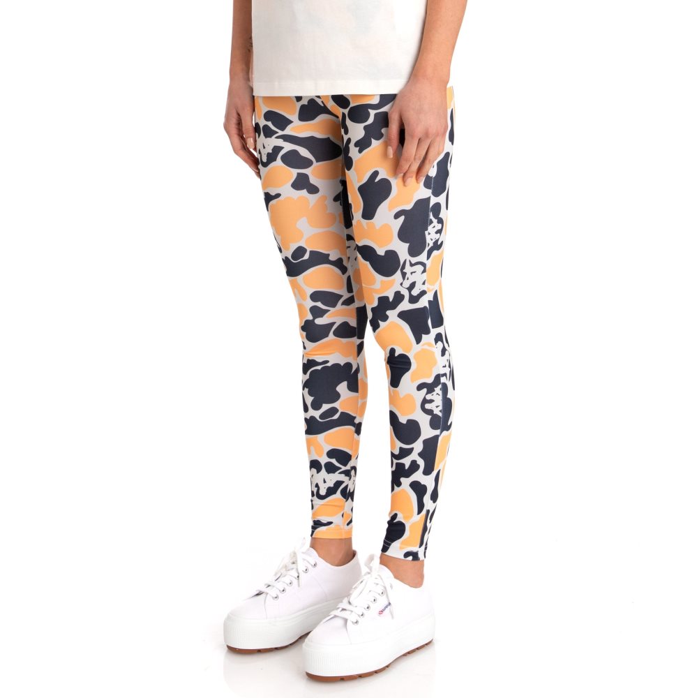 Leggins Kappa Authentic Palissa Negros Naranjas Claro | 46519-ZDXV