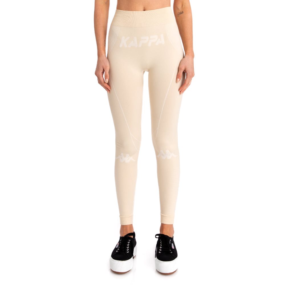 Leggins Kappa Authentic Trybunalski Beige | 48723-CJWE