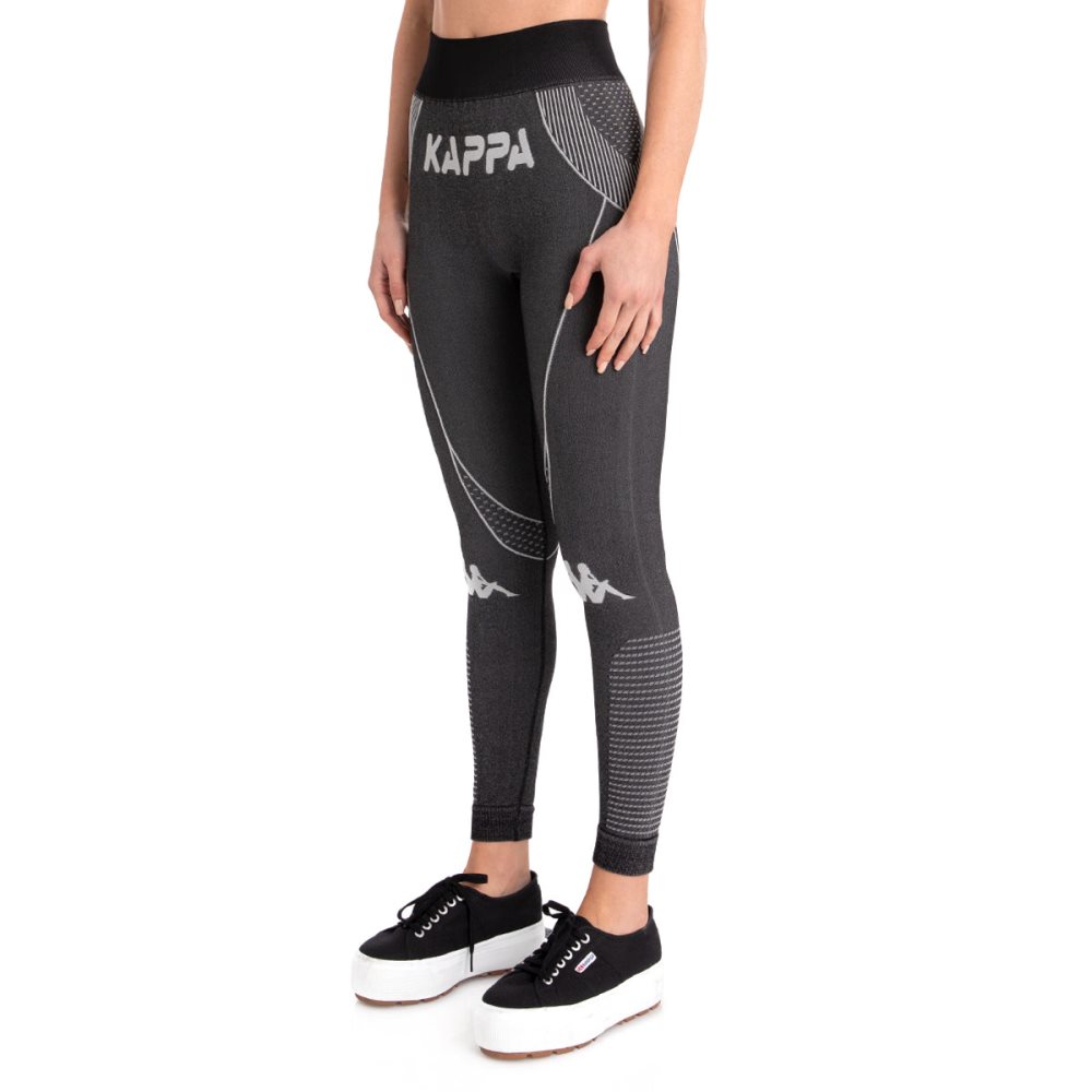 Leggins Kappa Authentic Trybunalski Negros | 87560-UAMI