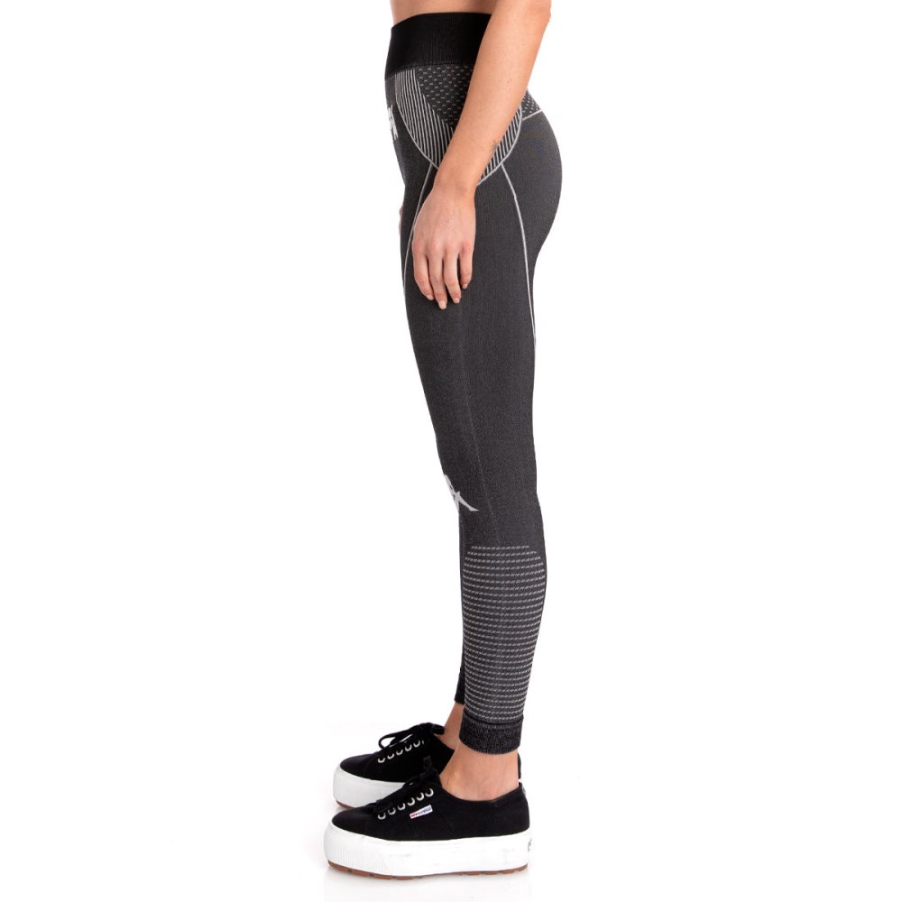 Leggins Kappa Authentic Trybunalski Negros | 87560-UAMI