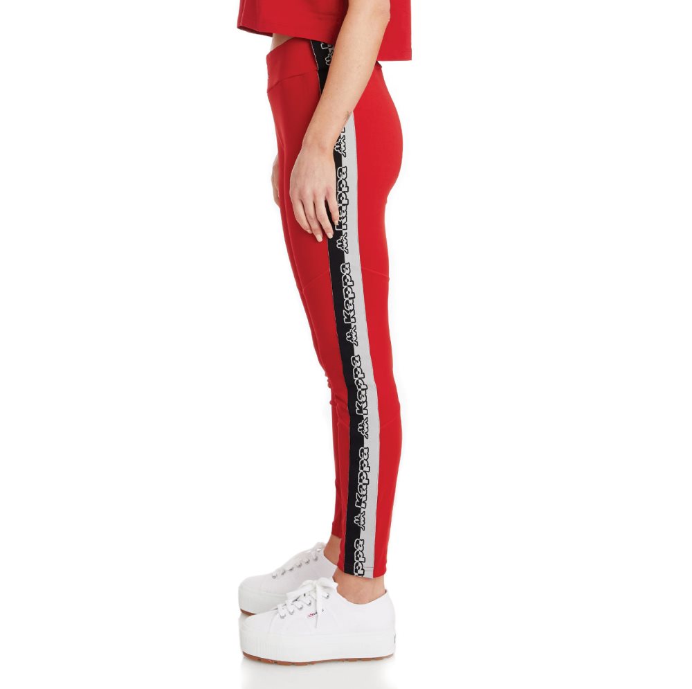 Leggins Kappa Logo Tape Desir Rojos | 27103-GZCR