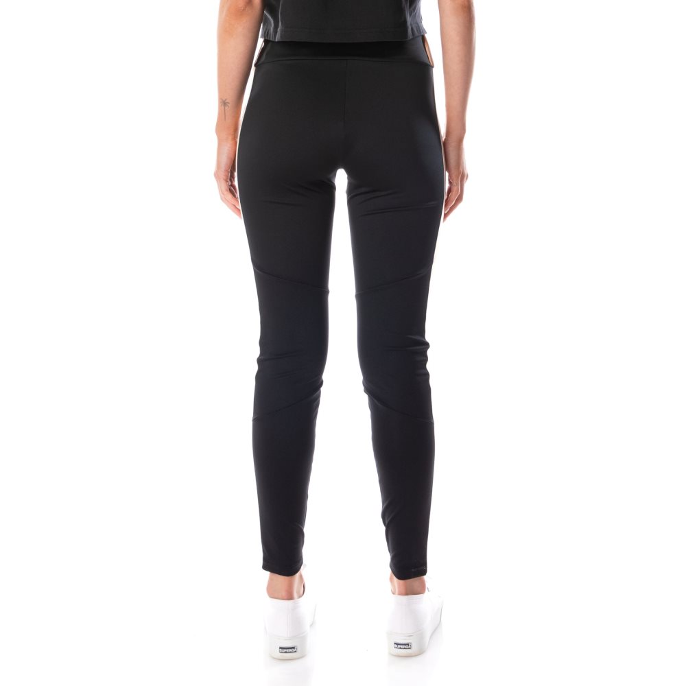 Leggins Kappa Logo Tape Eva Negros Naranjas Claro | 90645-QBDT