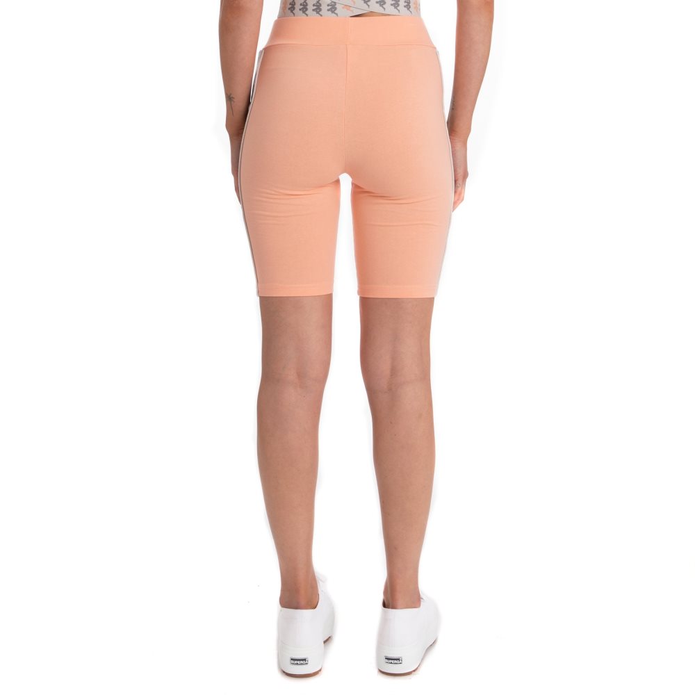 Pantalones Cortos Ciclismo Kappa 222 Banda Cartin 2 Coral | 65372-EZGA