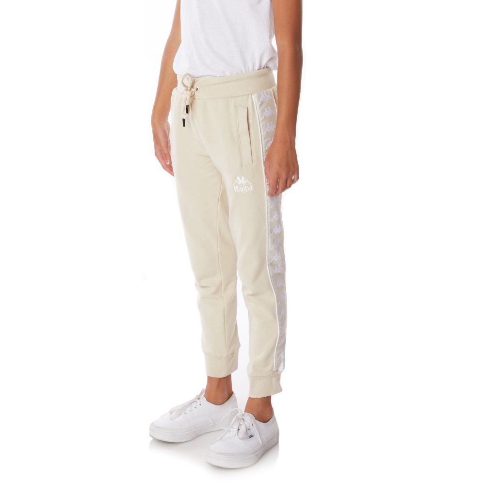 Pantalones Deportivos Kappa 222 Banda Alanz 2 Beige | 02196-LNWO