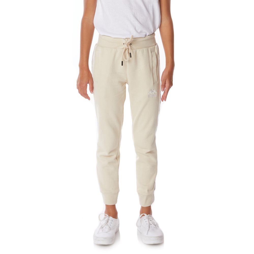 Pantalones Deportivos Kappa 222 Banda Alanz 2 Beige | 02196-LNWO