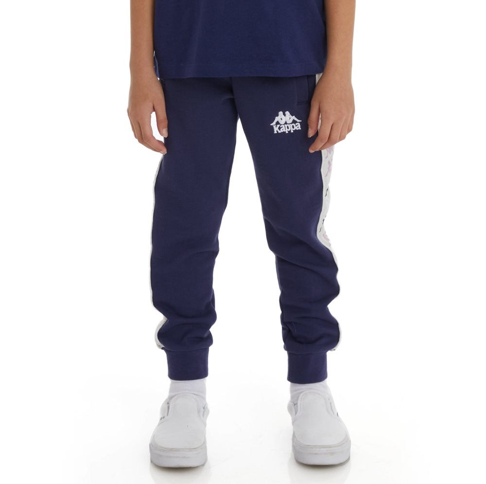 Pantalones Deportivos Kappa 222 Banda Alanz 3 Azul Marino | 16834-SJVY