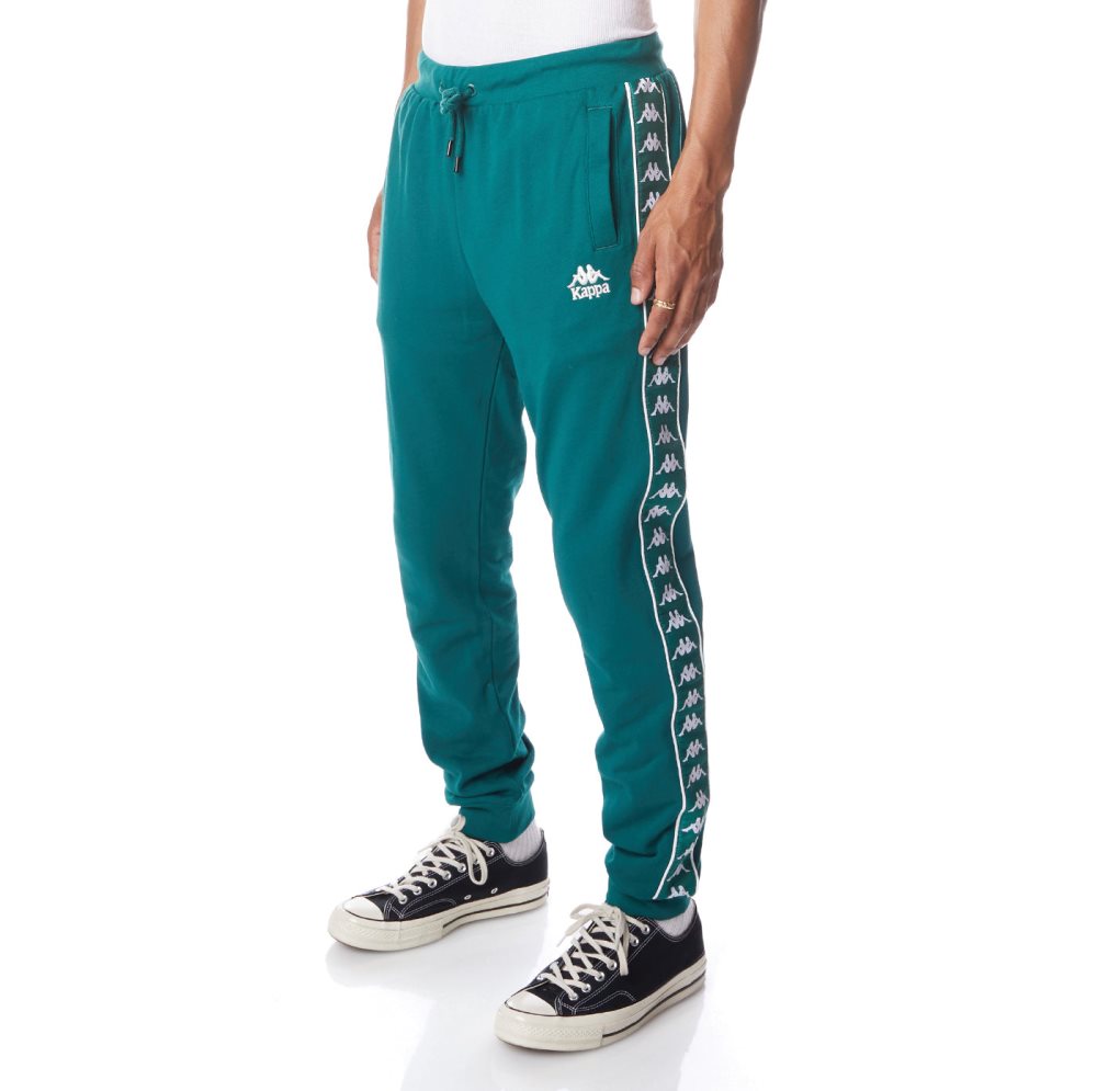 Pantalones Deportivos Kappa 222 Banda Alanz 2 Verdes | 36024-QMJE