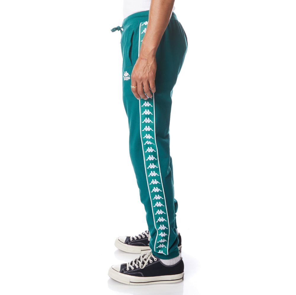 Pantalones Deportivos Kappa 222 Banda Alanz 2 Verdes | 36024-QMJE