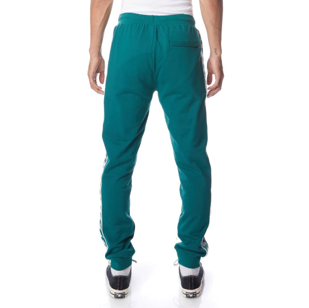 Pantalones Deportivos Kappa 222 Banda Alanz 2 Verdes | 36024-QMJE