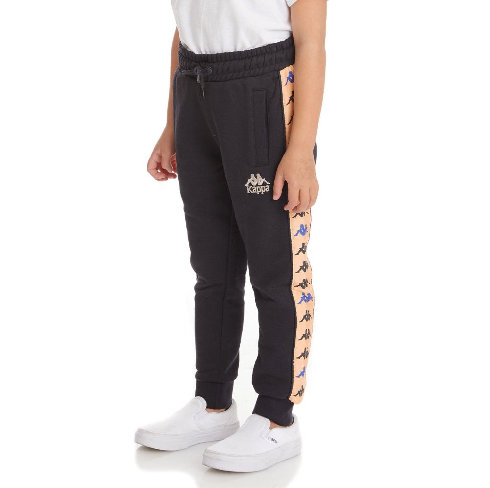 Pantalones Deportivos Kappa 222 Banda Alanz 3 Negros | 36594-AVHD