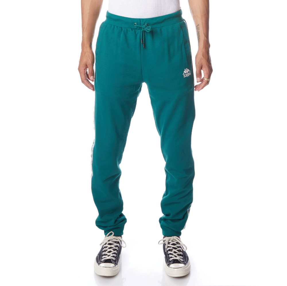 Pantalones Deportivos Kappa 222 Banda Alanz 2 Verdes | 81760-BGAM