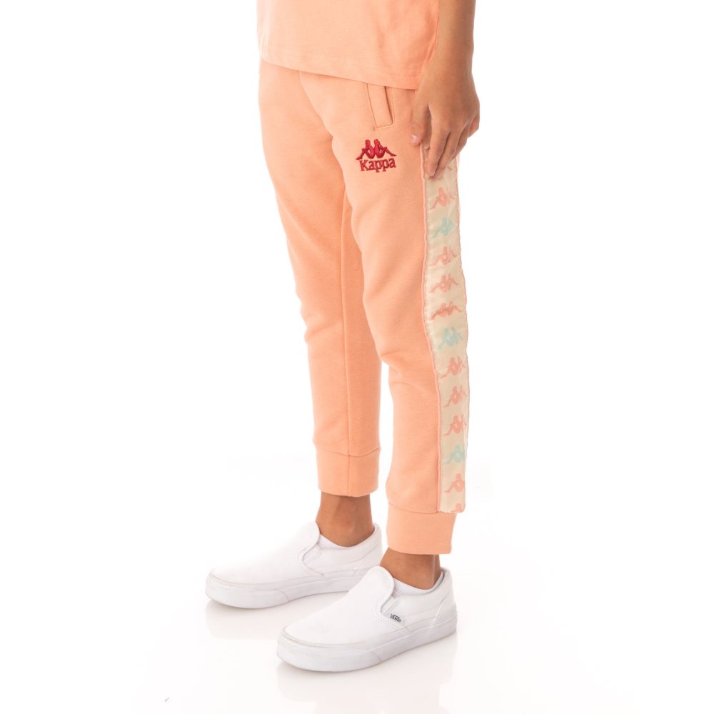 Pantalones Deportivos Kappa 222 Banda Alanz 3 Rosas Coral | 94275-JPWX