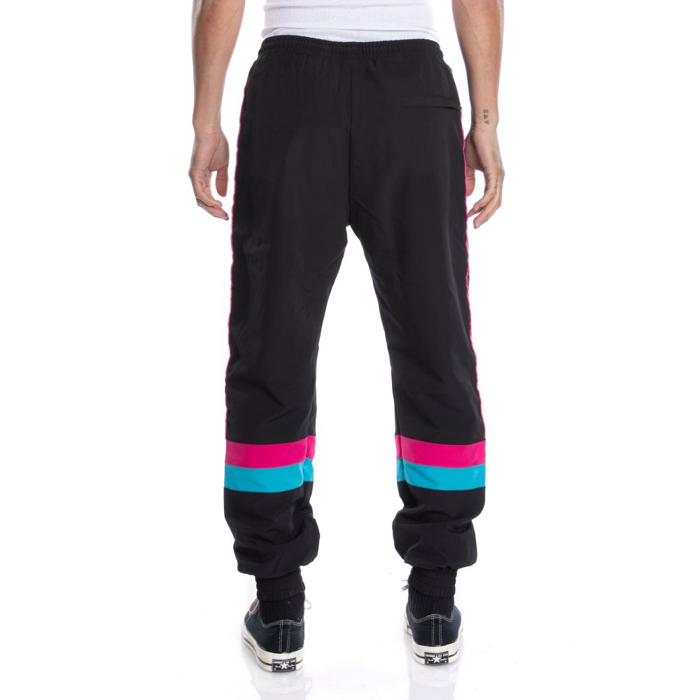 Pantalones Deportivos Kappa 222 Banda Gumball Govel Negros | 35960-IBFH