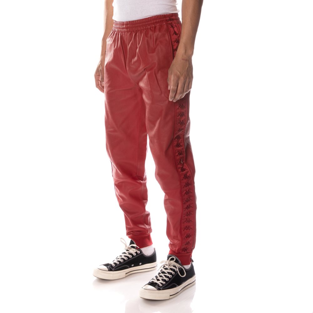 Pantalones Deportivos Kappa 222 Banda Rastoriazzel Rojos | 39501-NGEU