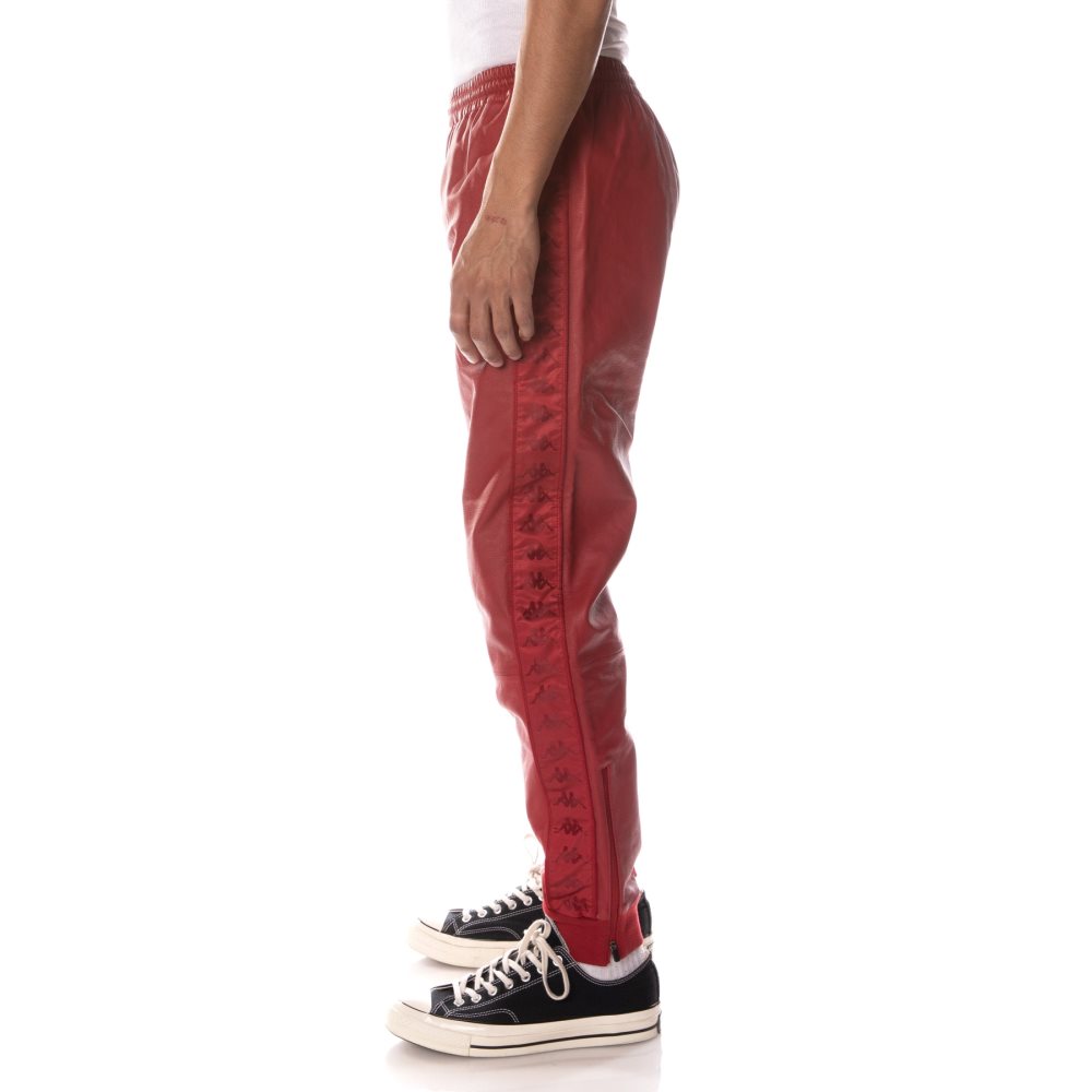 Pantalones Deportivos Kappa 222 Banda Rastoriazzel Rojos | 39501-NGEU