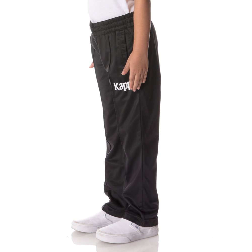 Pantalones Deportivos Kappa Authentic Ambret Negros | 18025-PRSV