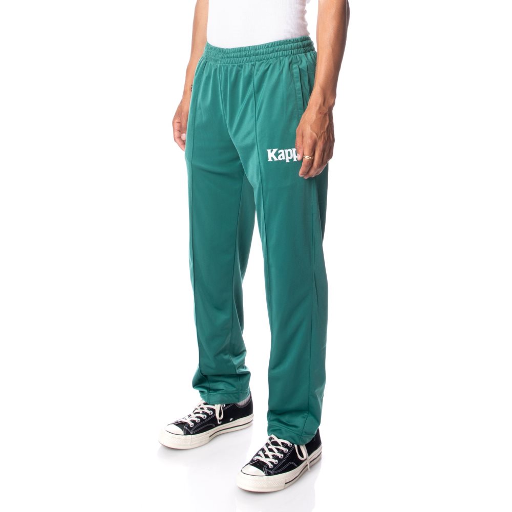 Pantalones Deportivos Kappa Authentic Ambret Verdes | 24607-RGZF