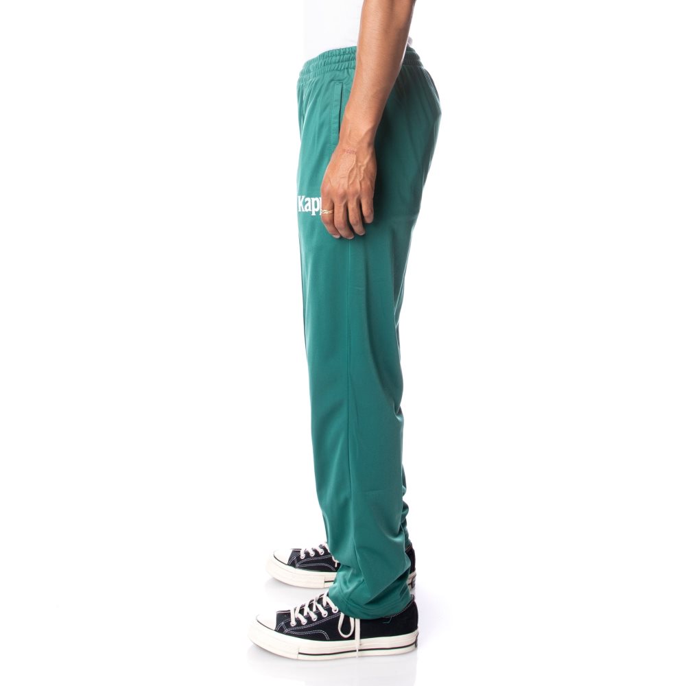 Pantalones Deportivos Kappa Authentic Ambret Verdes | 24607-RGZF