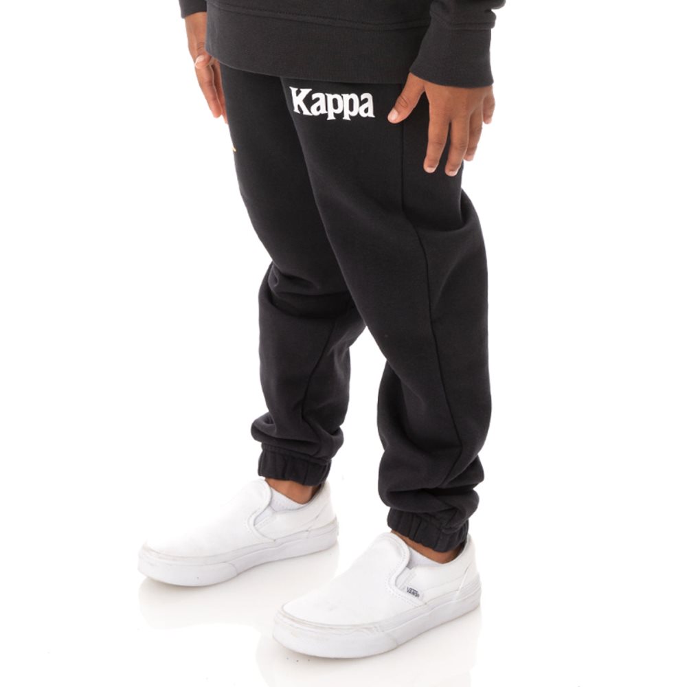 Pantalones Deportivos Kappa Authentic Coevorden Negros | 07852-PSXB