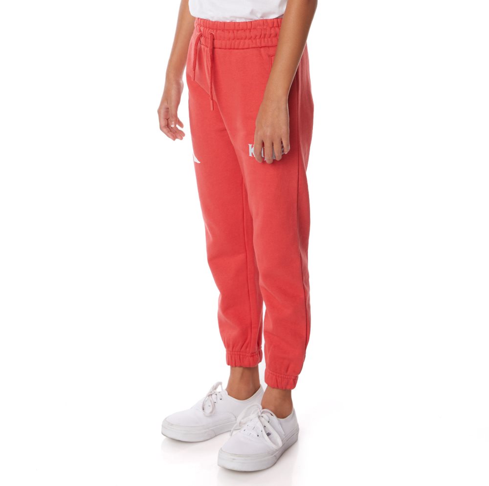 Pantalones Deportivos Kappa Authentic Coevorden Rojos | 08371-EYNU