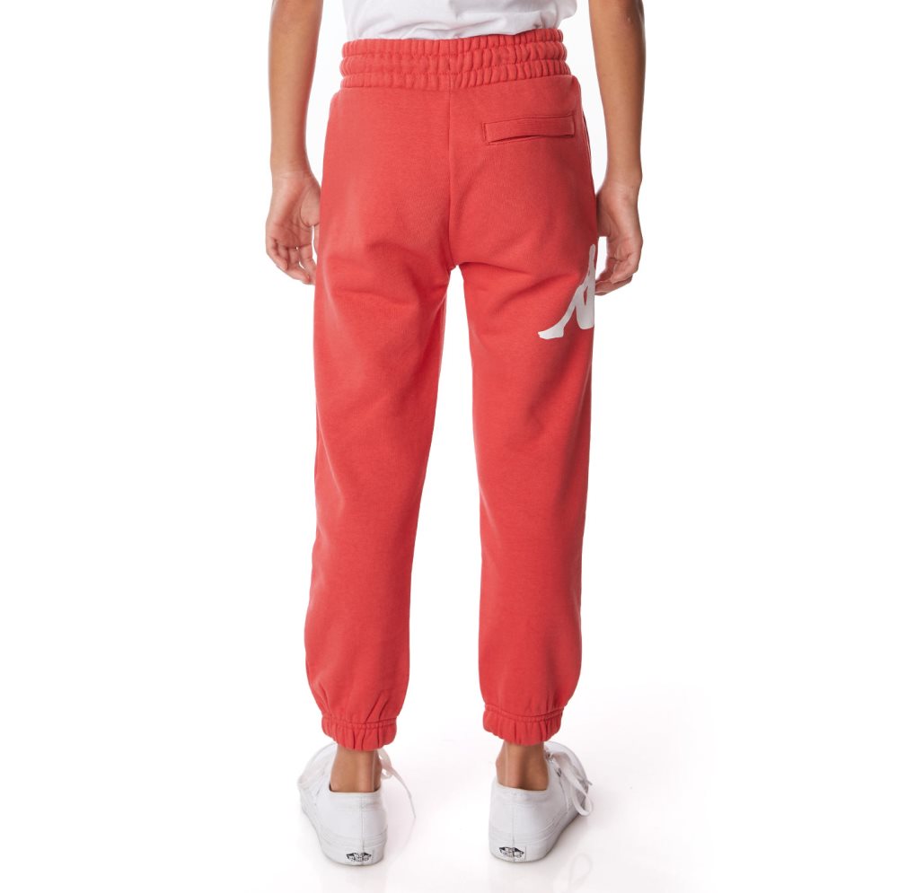 Pantalones Deportivos Kappa Authentic Coevorden Rojos | 08371-EYNU