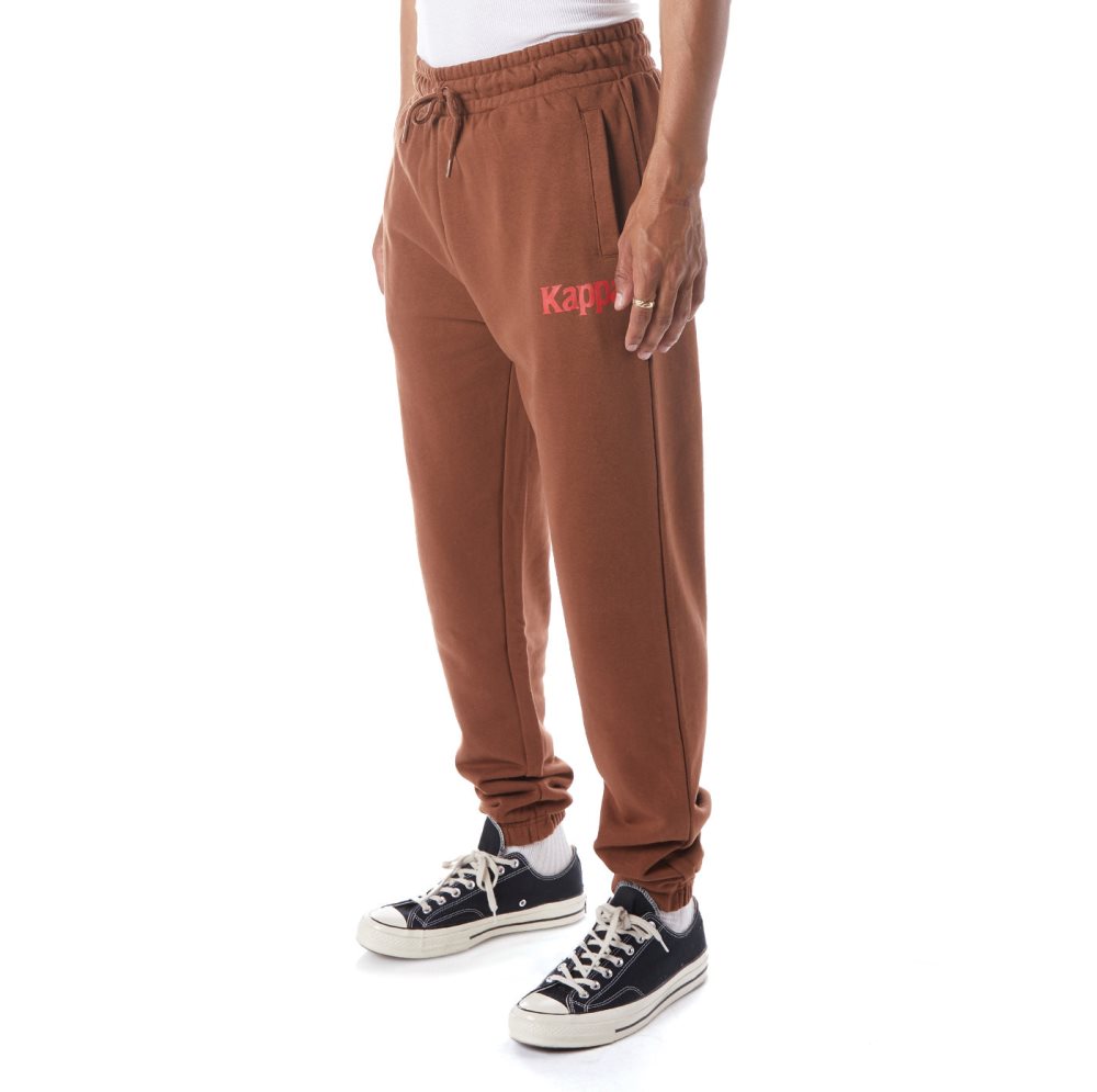 Pantalones Deportivos Kappa Authentic Coevorden Marrom Rojos | 59168-FJTC