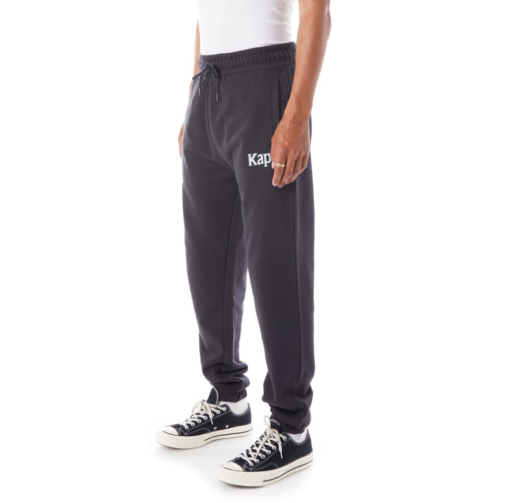 Pantalones Deportivos Kappa Authentic Coevorden Negros | 73428-UQMK