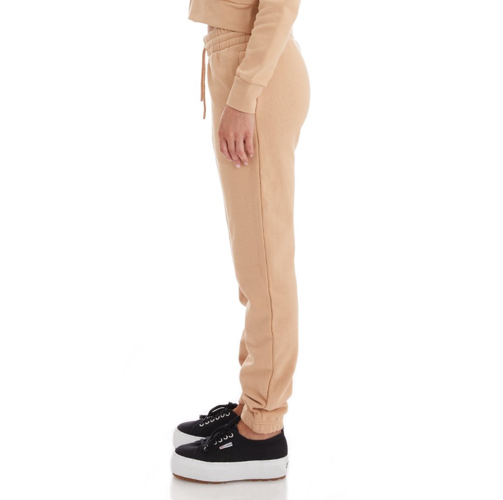 Pantalones Deportivos Kappa Authentic Glitty Beige | 36709-TZOJ