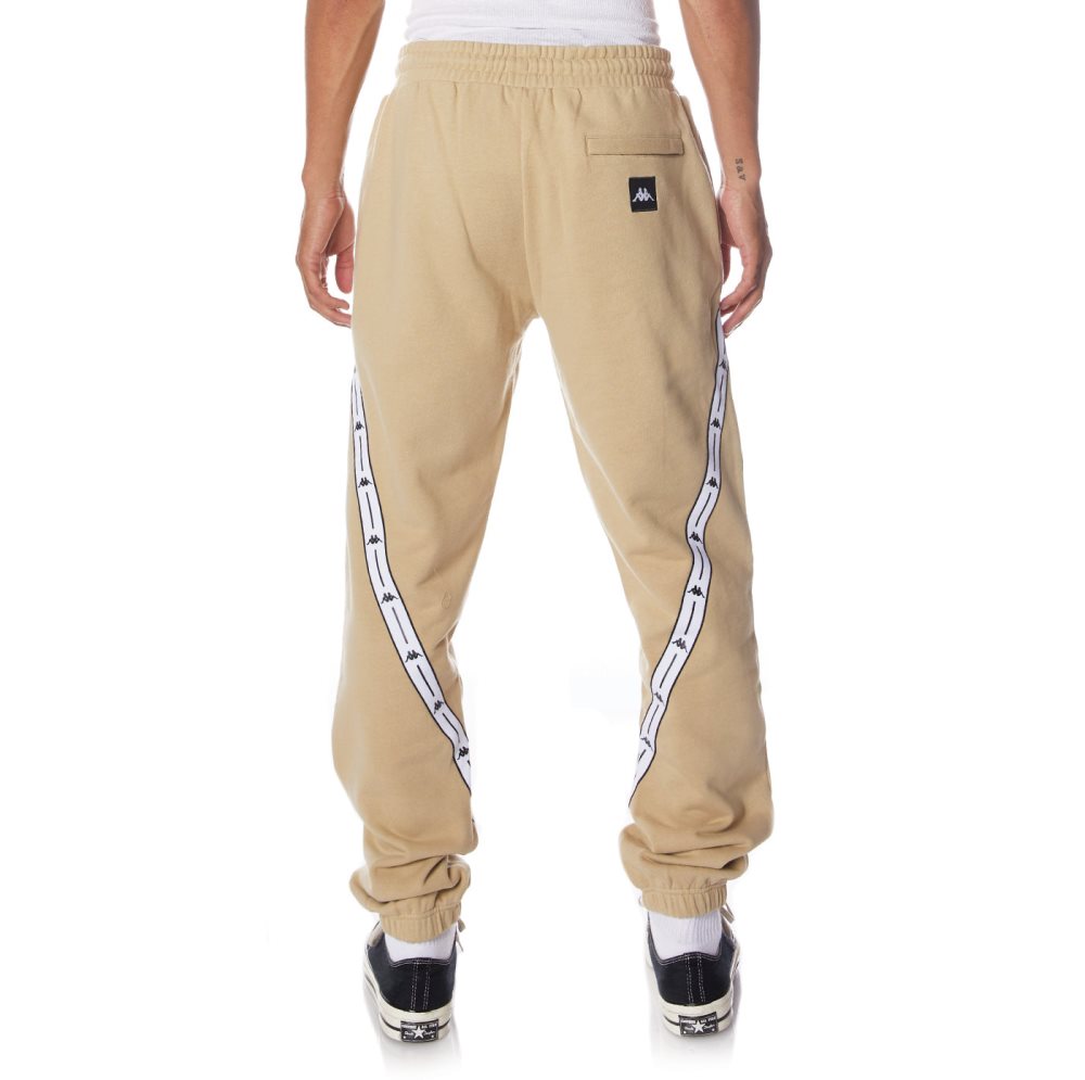 Pantalones Deportivos Kappa Authentic Jpn Warsaw Beige | 26345-HQCN