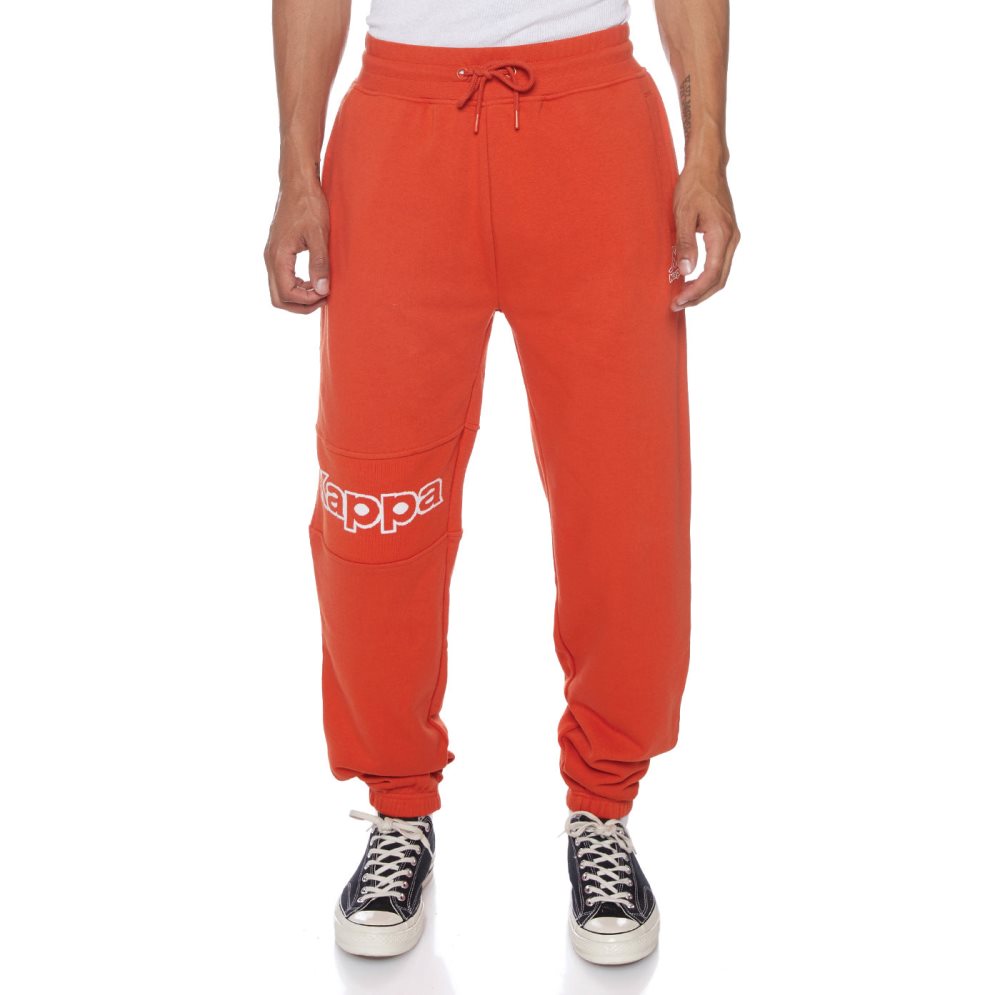 Pantalones Deportivos Kappa Logo Arctplus Naranjas | 37569-HPQB