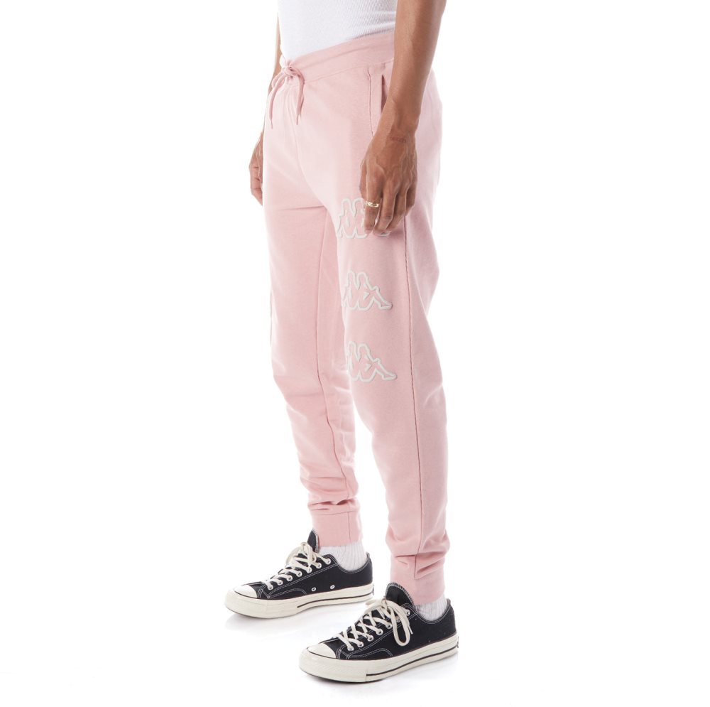 Pantalones Deportivos Kappa Logo Arsyx Rosas Claro | 34796-SORL