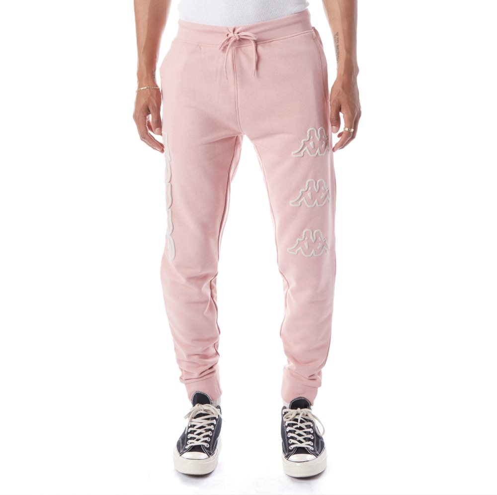 Pantalones Deportivos Kappa Logo Arsyx Rosas Claro | 34796-SORL