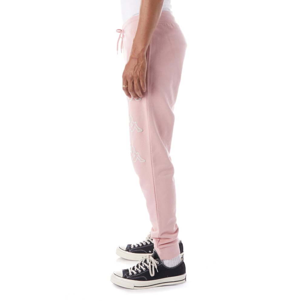 Pantalones Deportivos Kappa Logo Arsyx Rosas Claro | 37862-PXMF