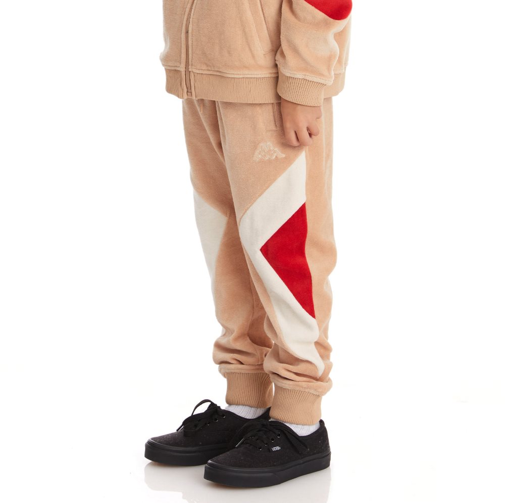 Pantalones Deportivos Kappa Logo Ayo Beige | 46312-XBLW