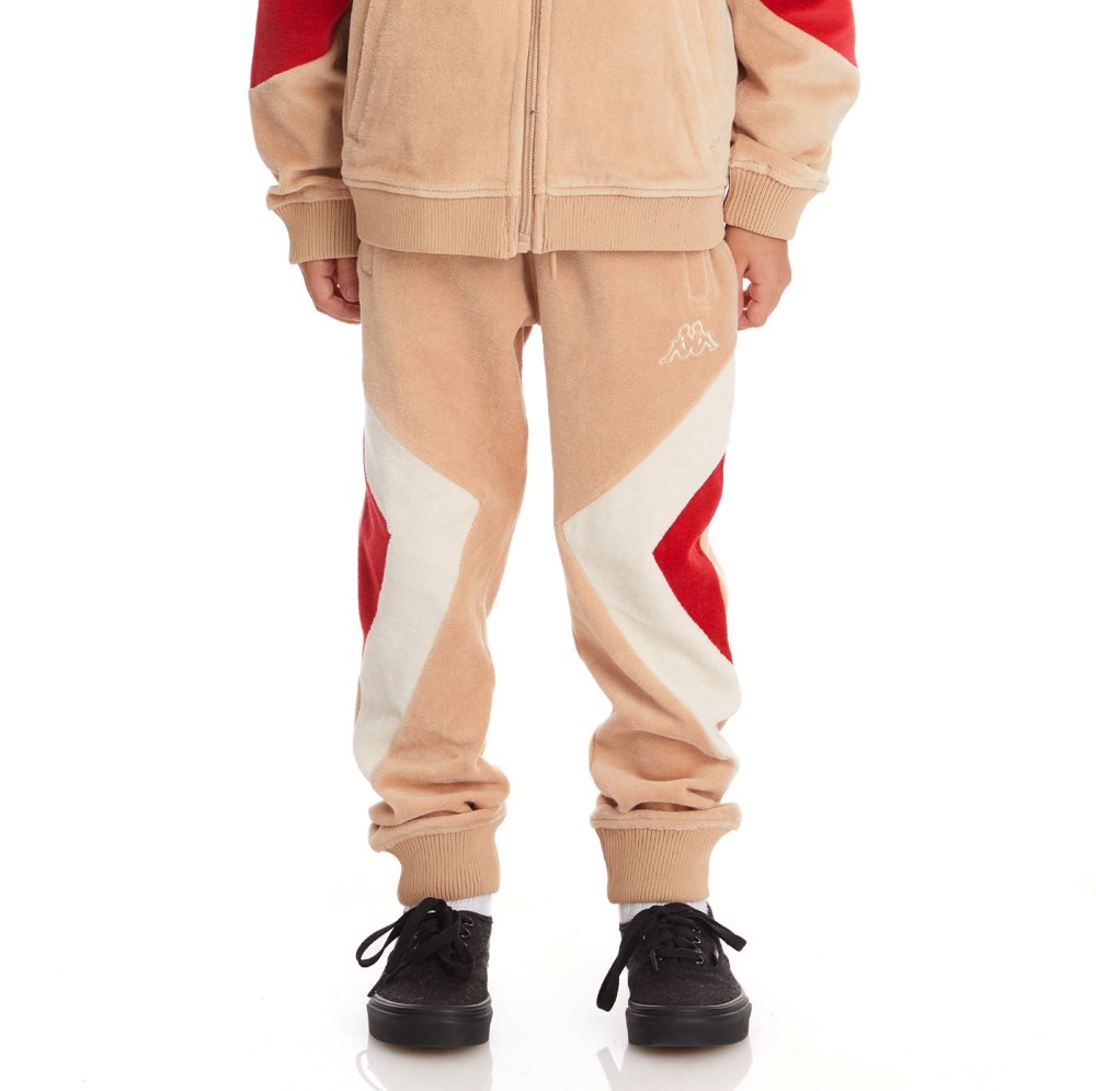 Pantalones Deportivos Kappa Logo Ayo Beige | 46312-XBLW