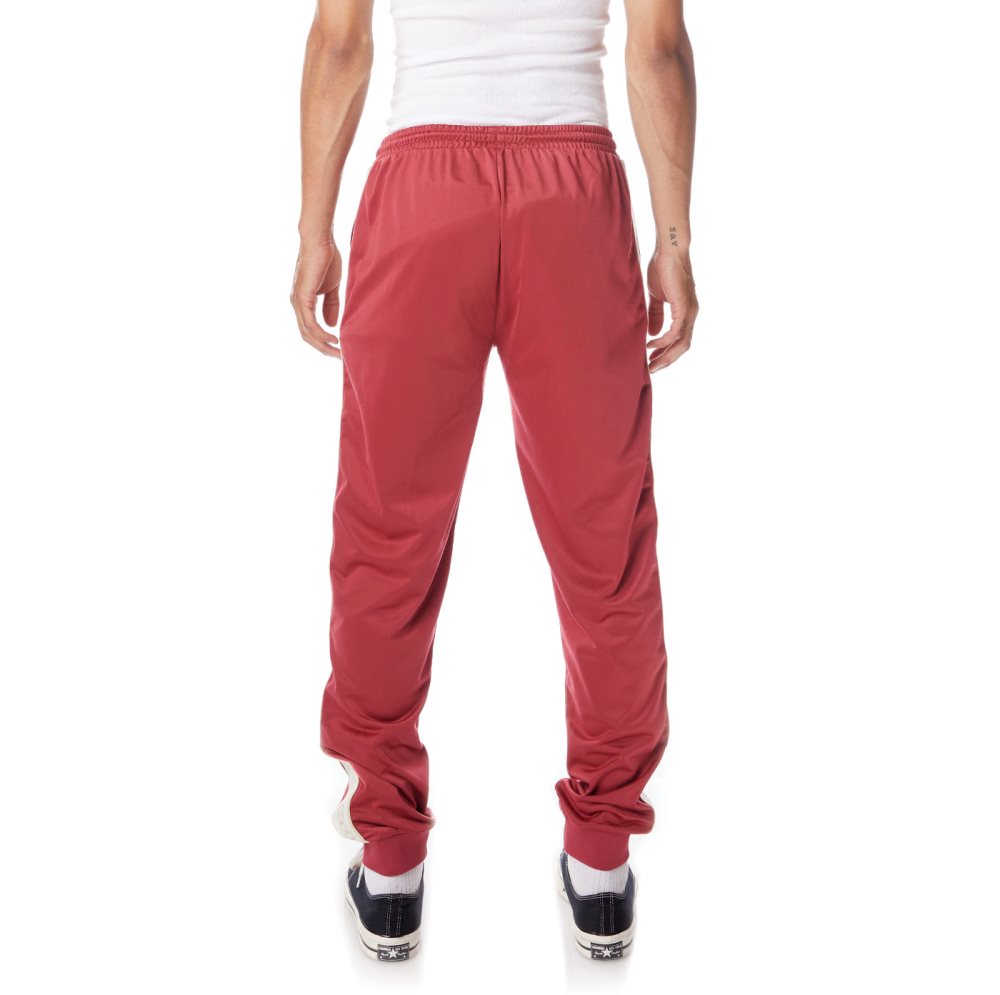 Pantalones Deportivos Kappa Logo Tape Alic 2 Rojos | 15490-SOPZ