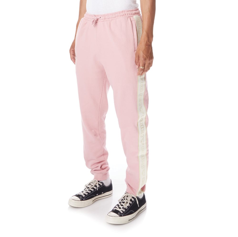 Pantalones Deportivos Kappa Logo Tape Anira 2 Rosas Claro | 50962-YTGX