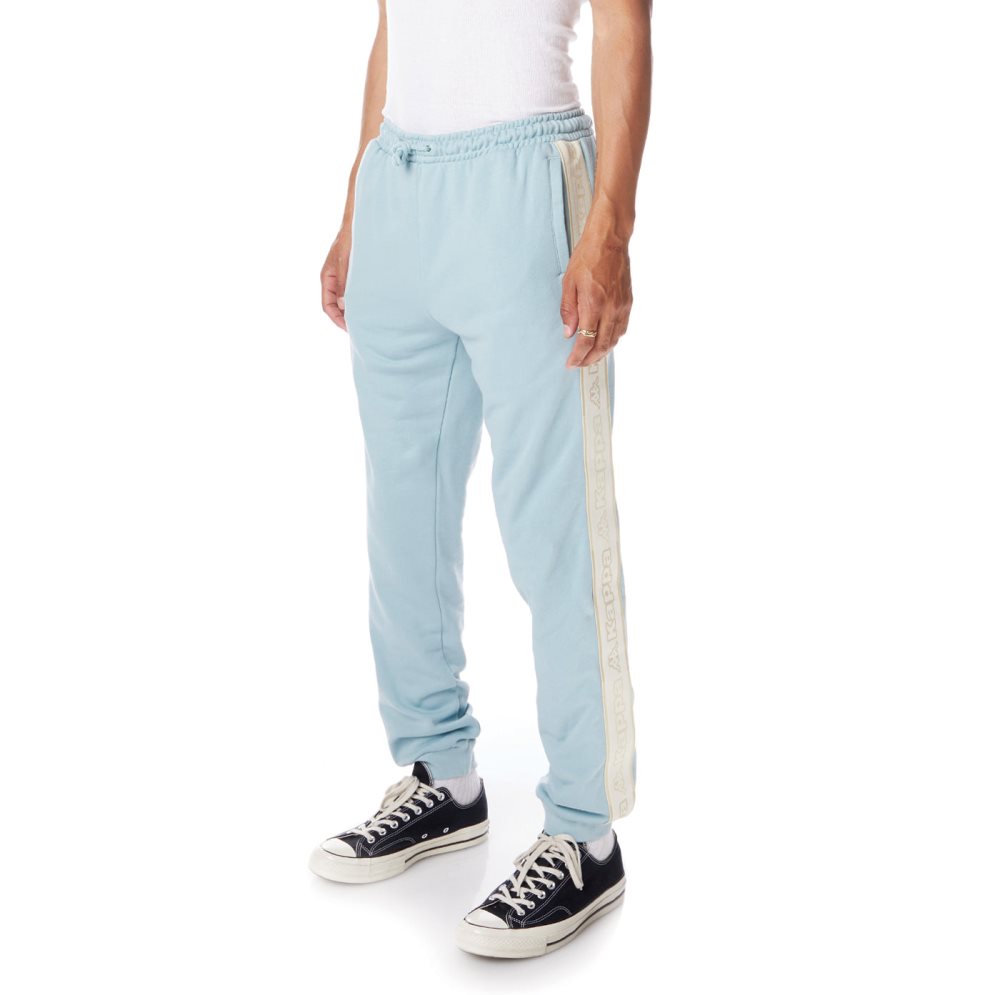 Pantalones Deportivos Kappa Logo Tape Anira 2 Azules Claro | 53714-TNQH