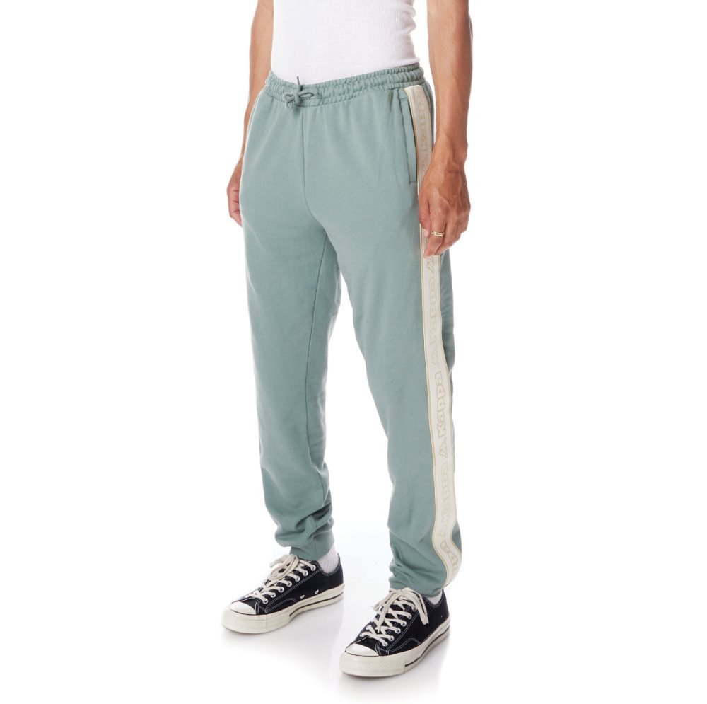 Pantalones Deportivos Kappa Logo Tape Anira 2 Verde Oliva | 61593-IJZT