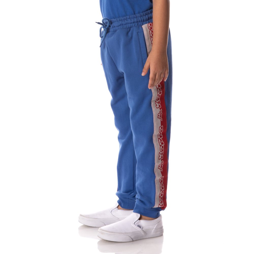 Pantalones Deportivos Kappa Logo Tape Danira Azules | 80974-NFLR