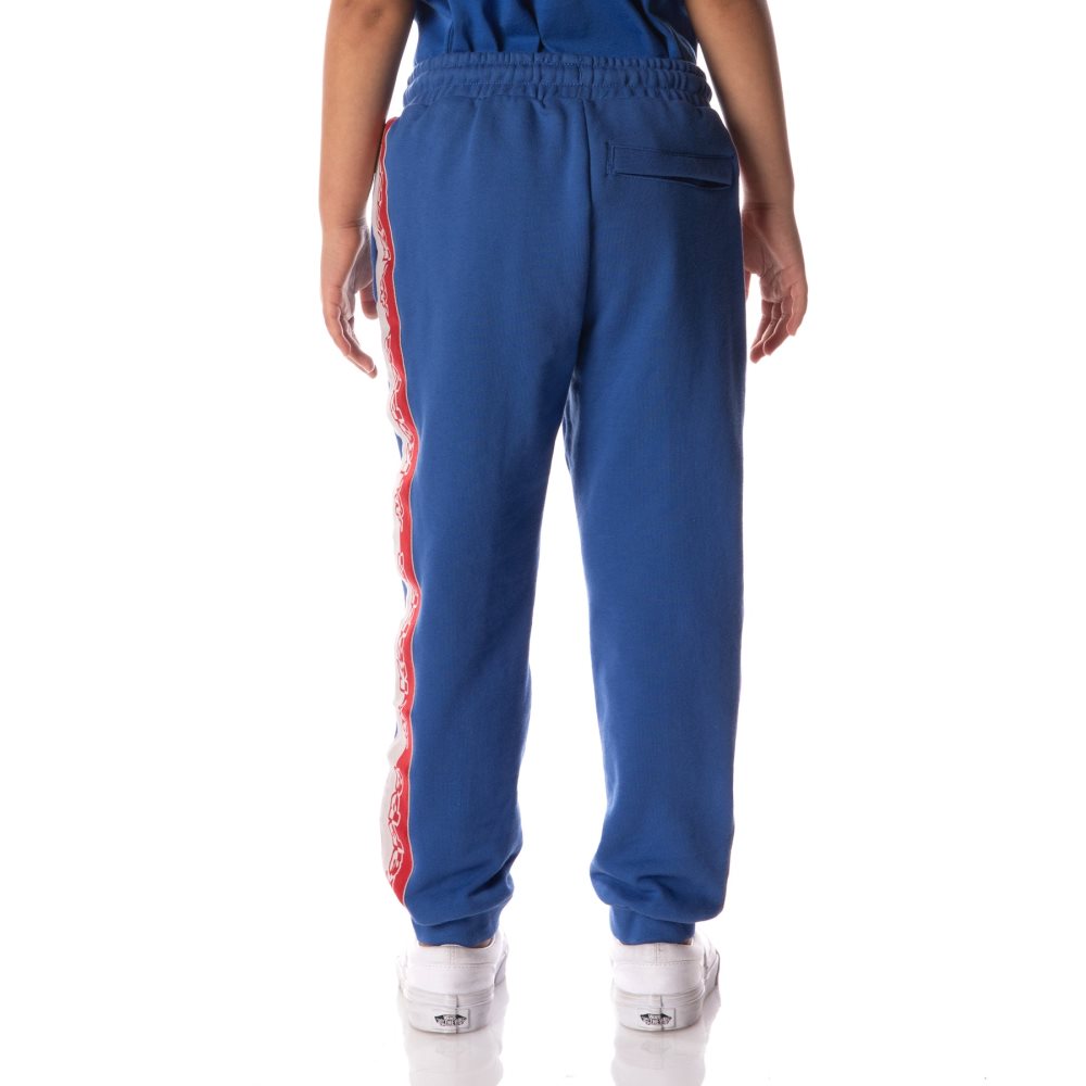 Pantalones Deportivos Kappa Logo Tape Danira Azules | 80974-NFLR