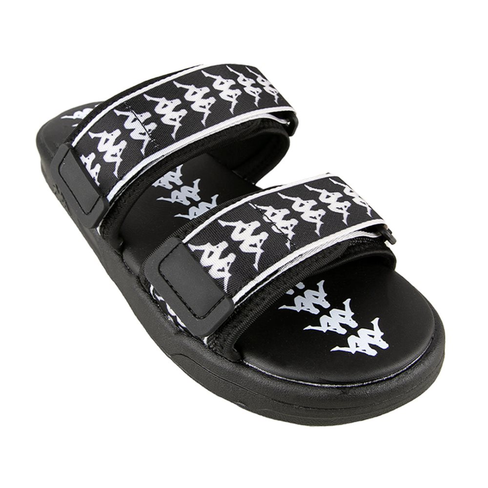 Sandalias Kappa 222 Banda Aster 1 Negros Blancos | 31594-KWRF