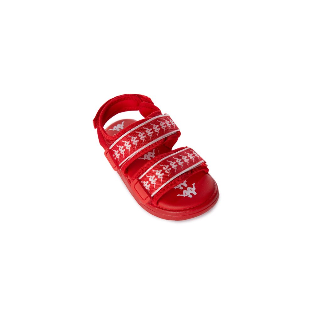 Sandalias Kappa 222 Banda Aster 7 Kids Rojos Blancos | 01854-WRDL