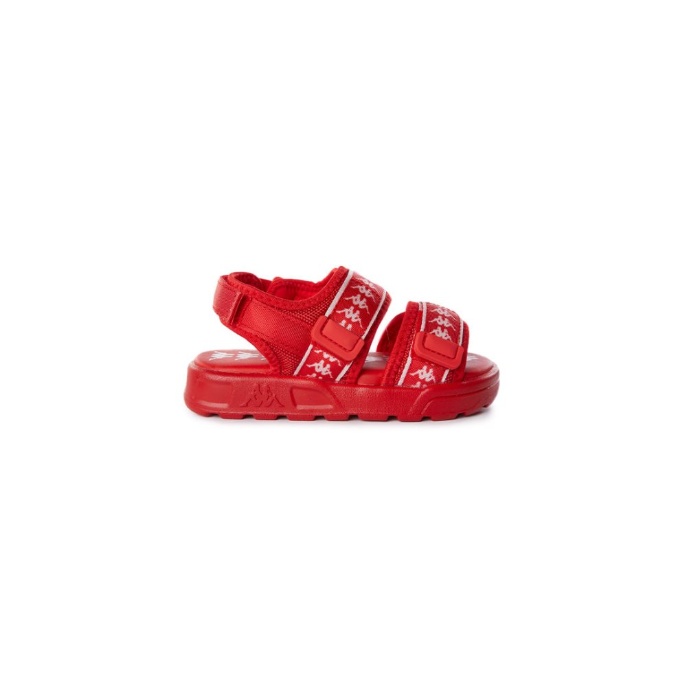 Sandalias Kappa 222 Banda Aster 7 Kids Rojos Blancos | 01854-WRDL