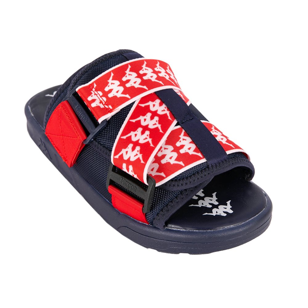 Sandalias Kappa 222 Banda Mitel 1 Azul Marino Rojos Blancos | 45968-ZXRA